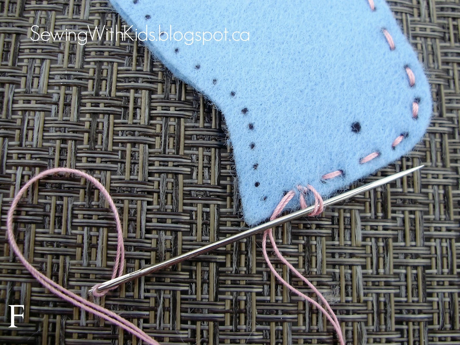 Sewing with Kids How to Sew a Lock Stitch, Technique 2 The Surgical Knot