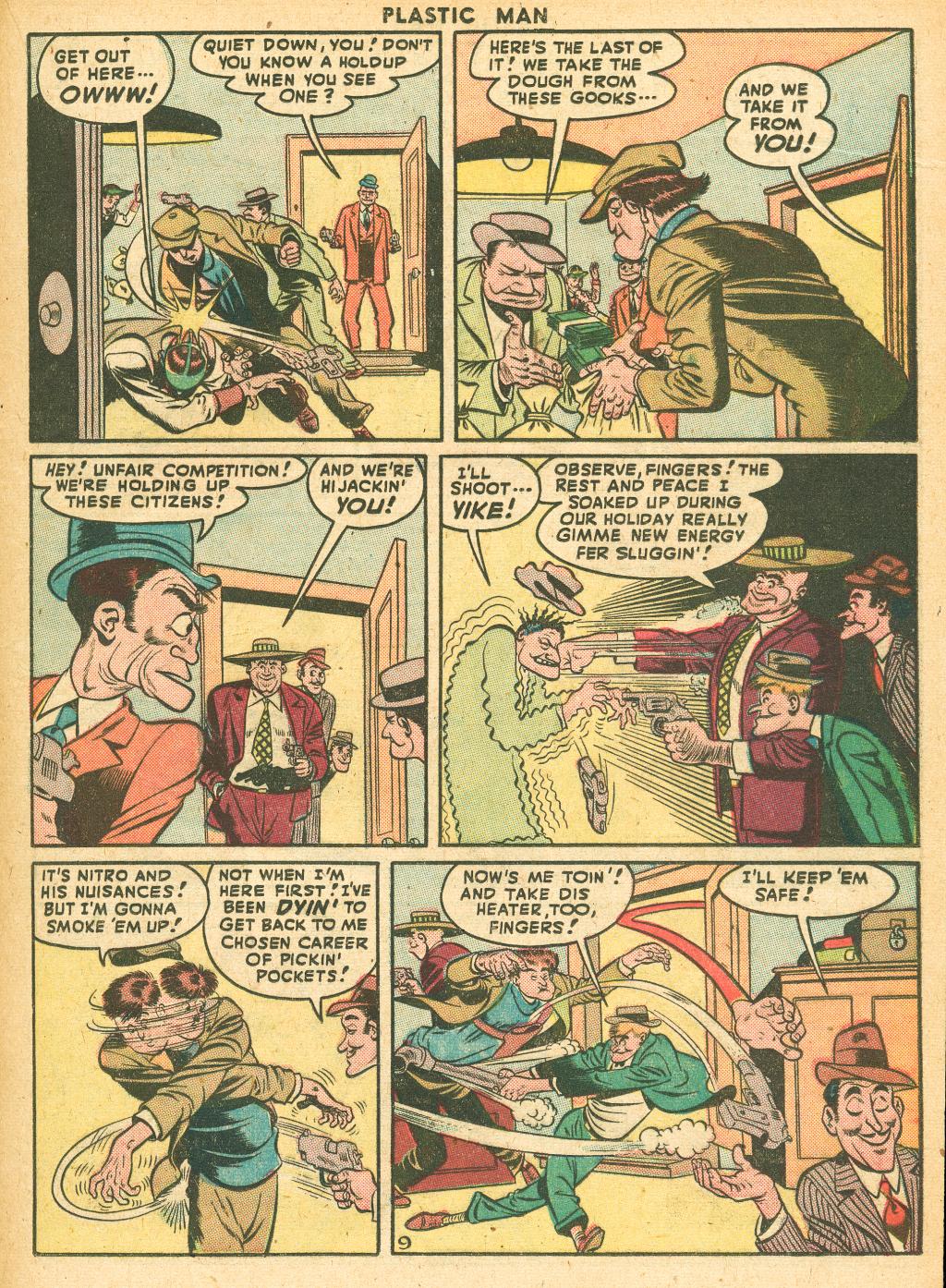 Read online Plastic Man (1943) comic -  Issue #10 - 23