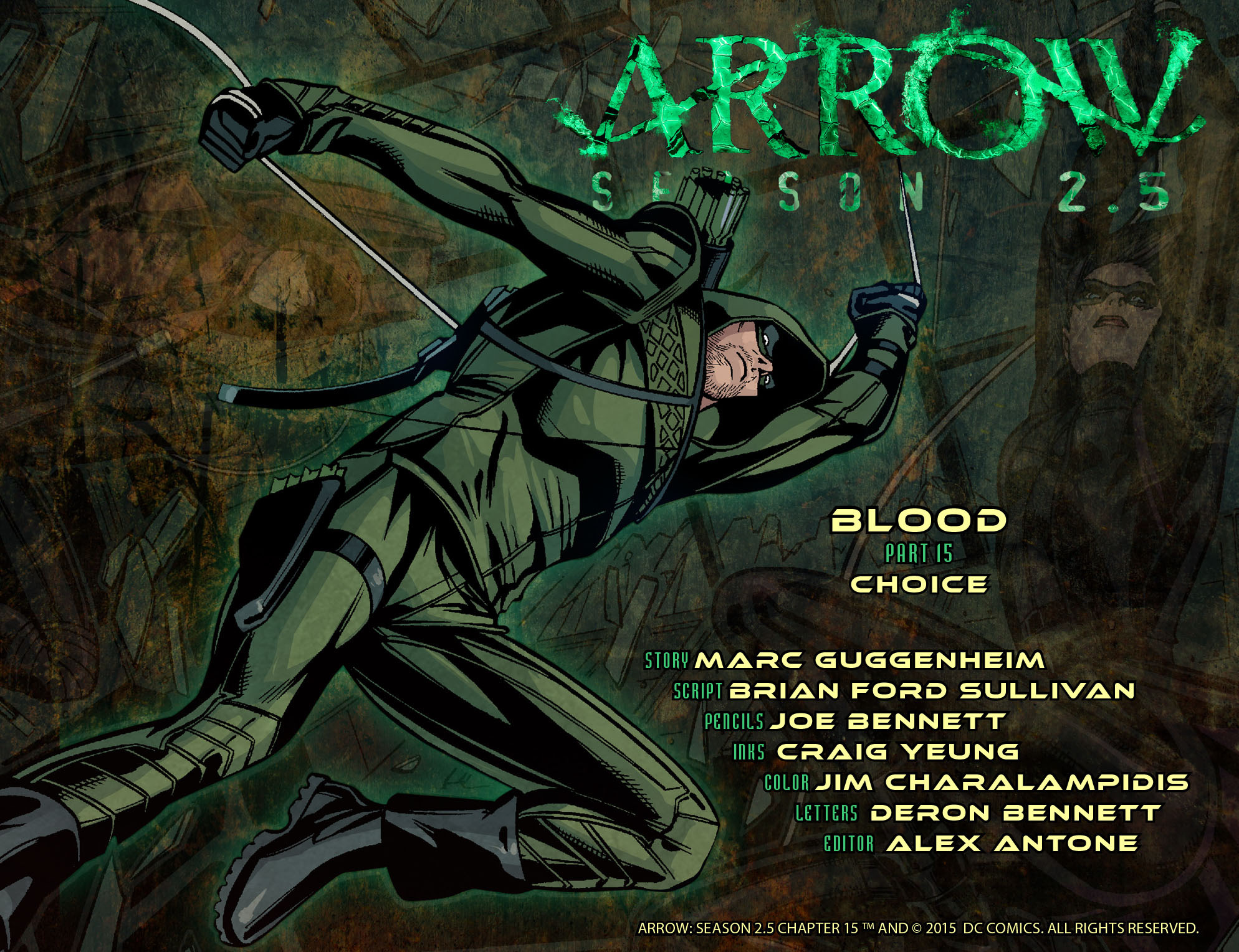 Read online Arrow: Season 2.5 [I] comic -  Issue #15 - 2