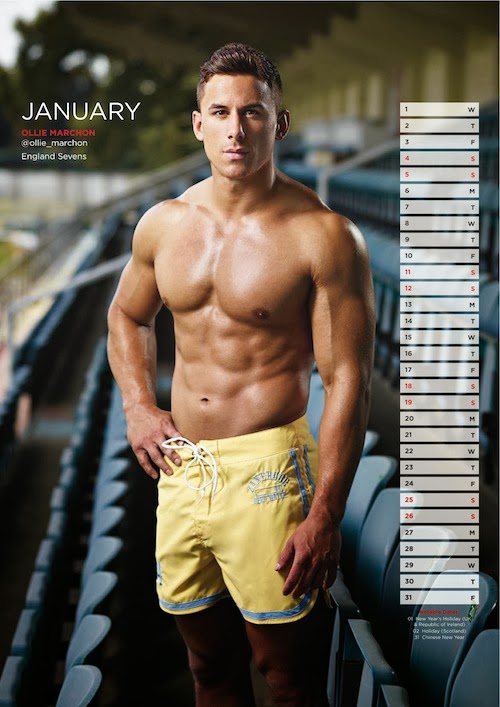 Rugby's Finest Calendar 2014