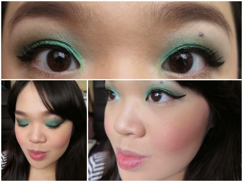 The Blackmentos Beauty Box Bright Green Elf Inspired eyes!