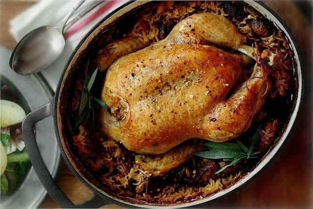 Frango com Cogumelos Delicioso