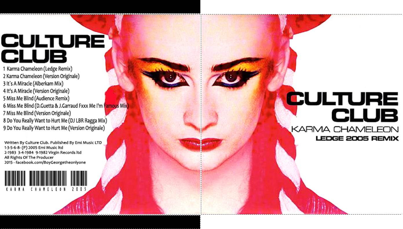 MA CULTURE CLUB Karma Chameleon CD FORMAT2TITRES