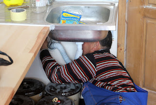 Putting stop taps under the sink Putting stop taps under the sink