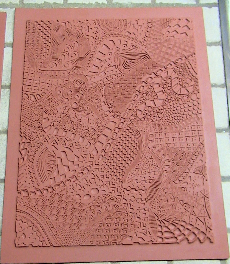 Full Sheet Rubber Zentangle Stamps for PMC, Clay