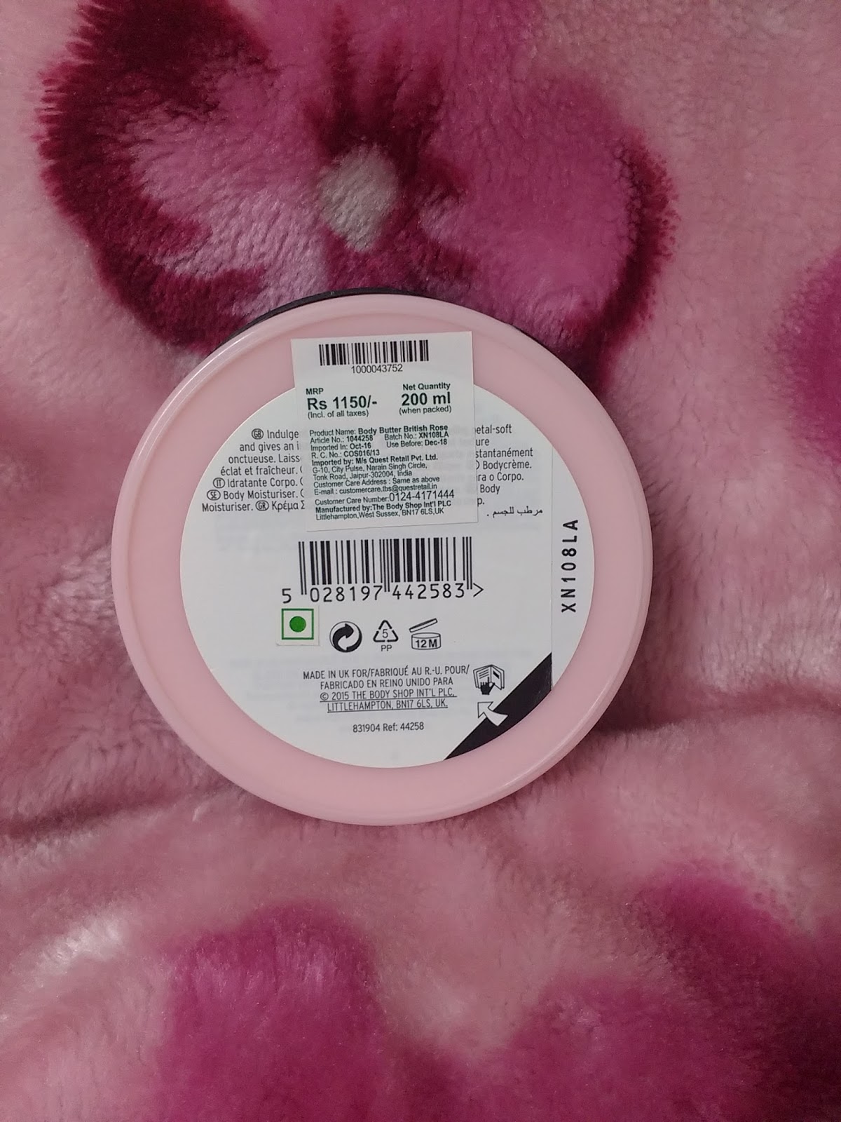 The Body Shop British Rose Body Butter & Shower Gel Review