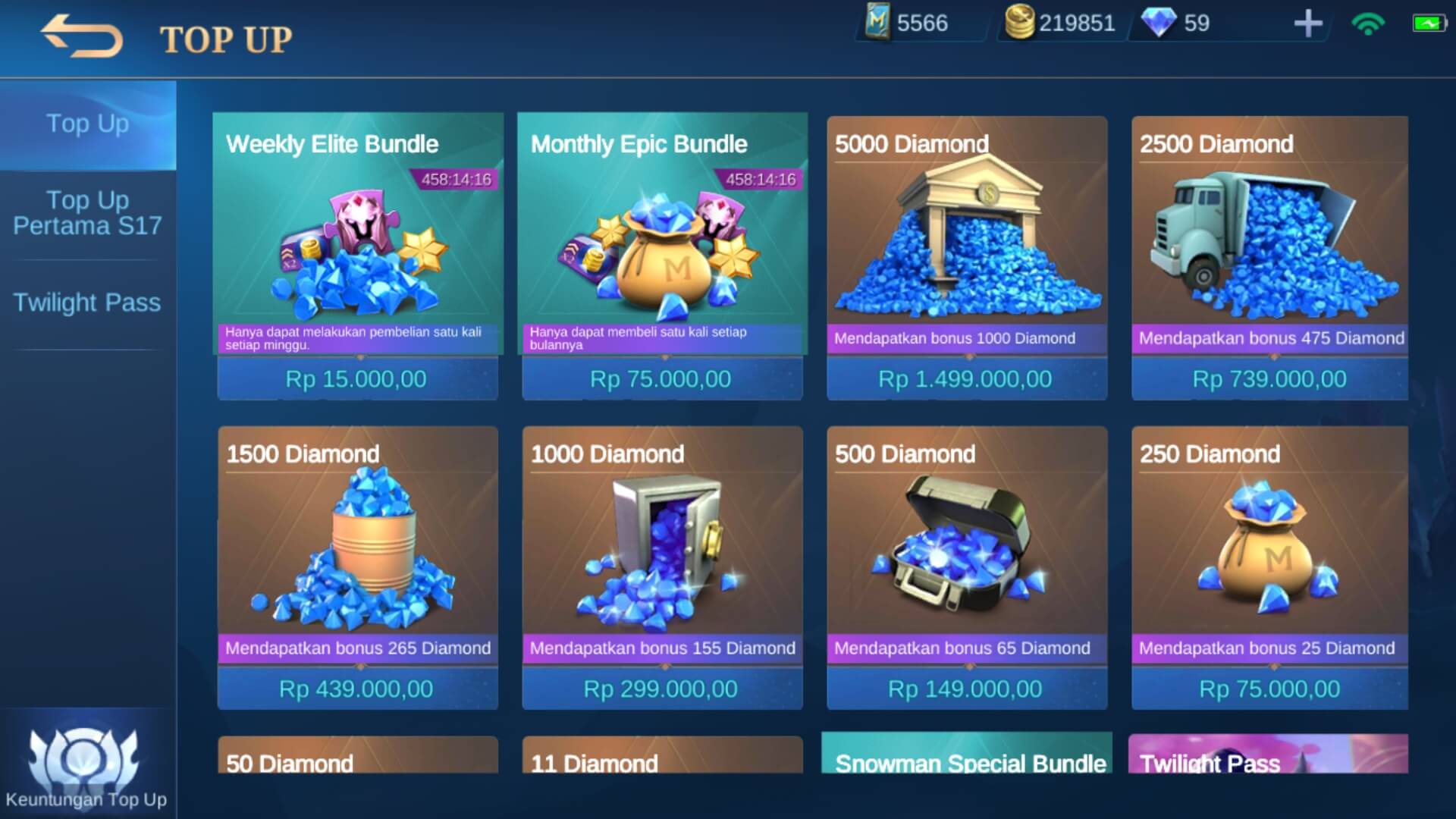 Memilih Item Pembelian Mobile Legends Bang Bang Memilih Item Pembelian Mobile Legends Bang Bang