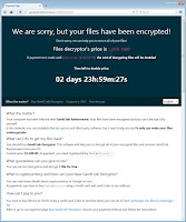 GandCrab-4 Ransomware site