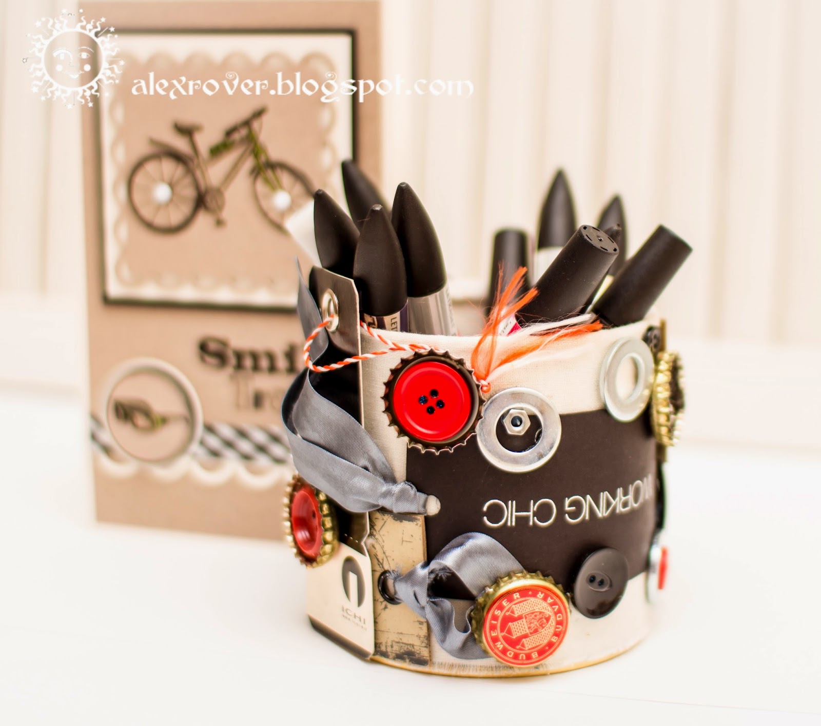 Настроение в Подарок! Анна и Дочки.: Новая подставка для фломастеров ...