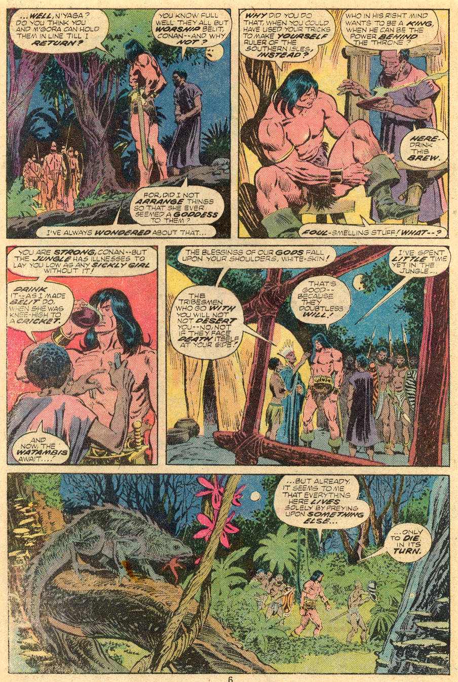 Read online Conan the Barbarian (1970) comic -  Issue #61 - 5