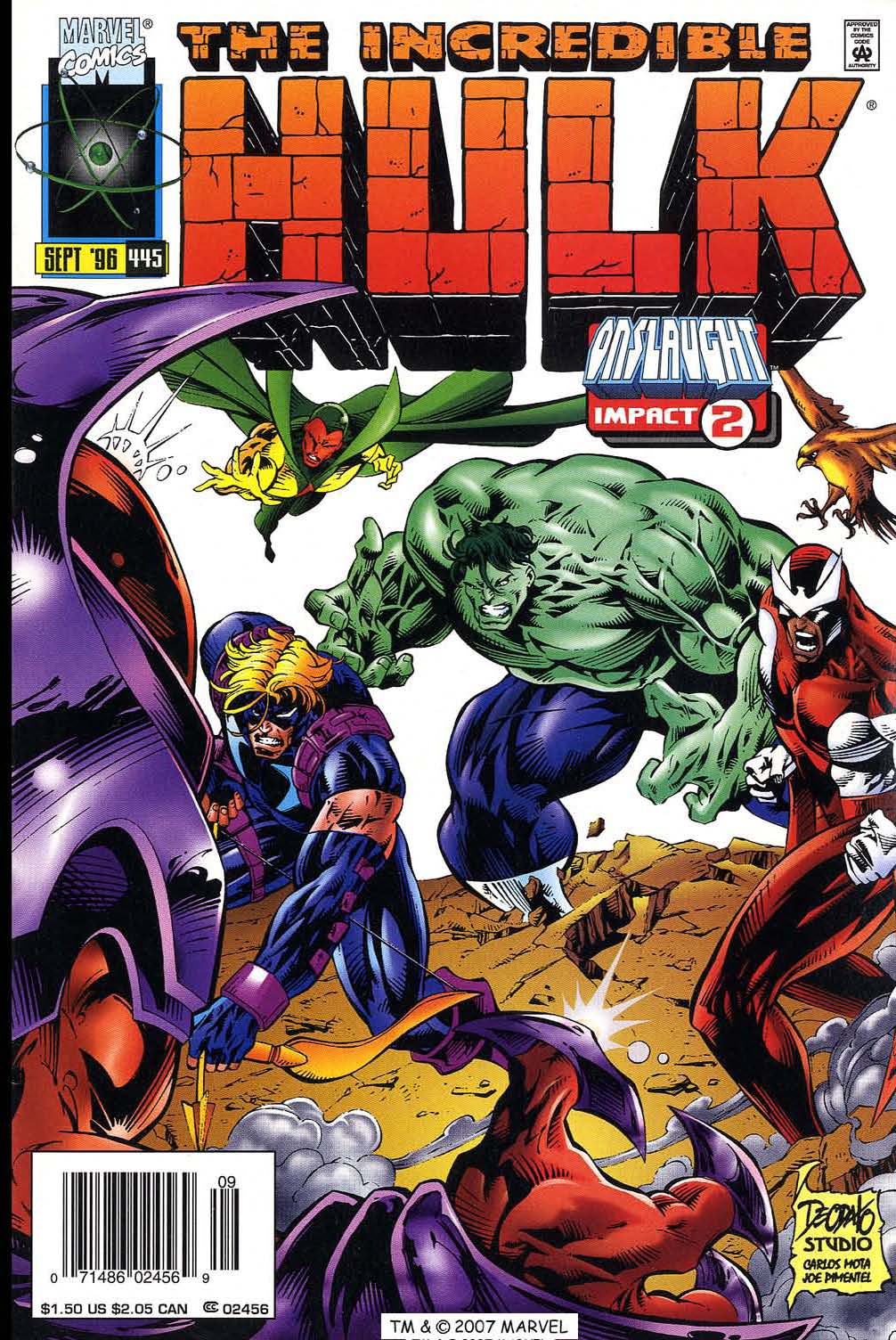 Read online The Incredible Hulk (1968) comic -  Issue #445 - 1