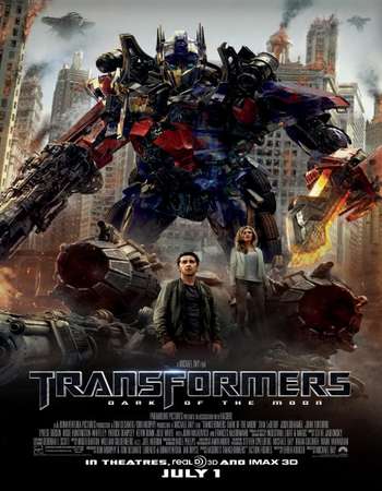 Poster Of Transformers Dark of the Moon 2011 Hindi Dual Audio 650MB BluRay 720p HEVC Free Download Watch Online downloadhub.in