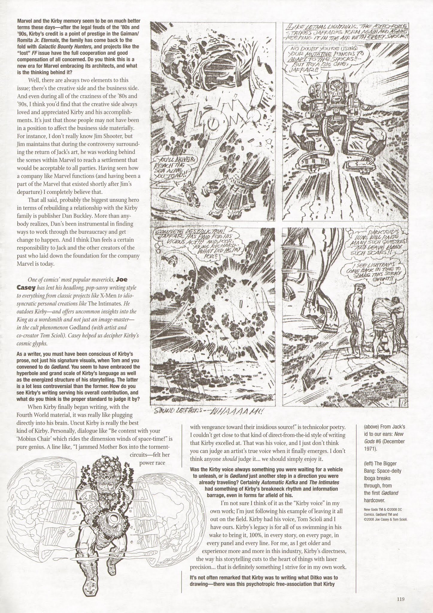 Read online The Jack Kirby Collector comic -  Issue #50 - 120
