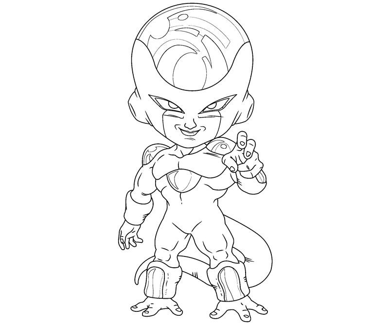 dbz coloring pages frieza - photo #19