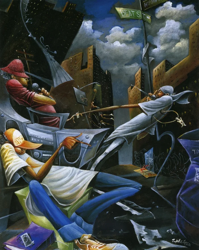 Frank Morrison | African American painter | The Urban Jazz Frank Morrison | African American painter | The Urban Jazz