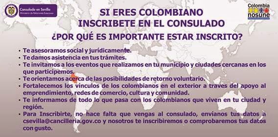 CONSULADO COLOMBIA EN SEVILLA