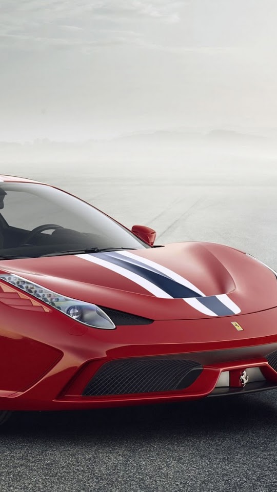   Red 2014 Ferrari 458 Speciale   Android Best Wallpaper