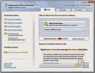 TÉLÉCHARGER SPYWARE TERMINATOR 2013 GRATUIT