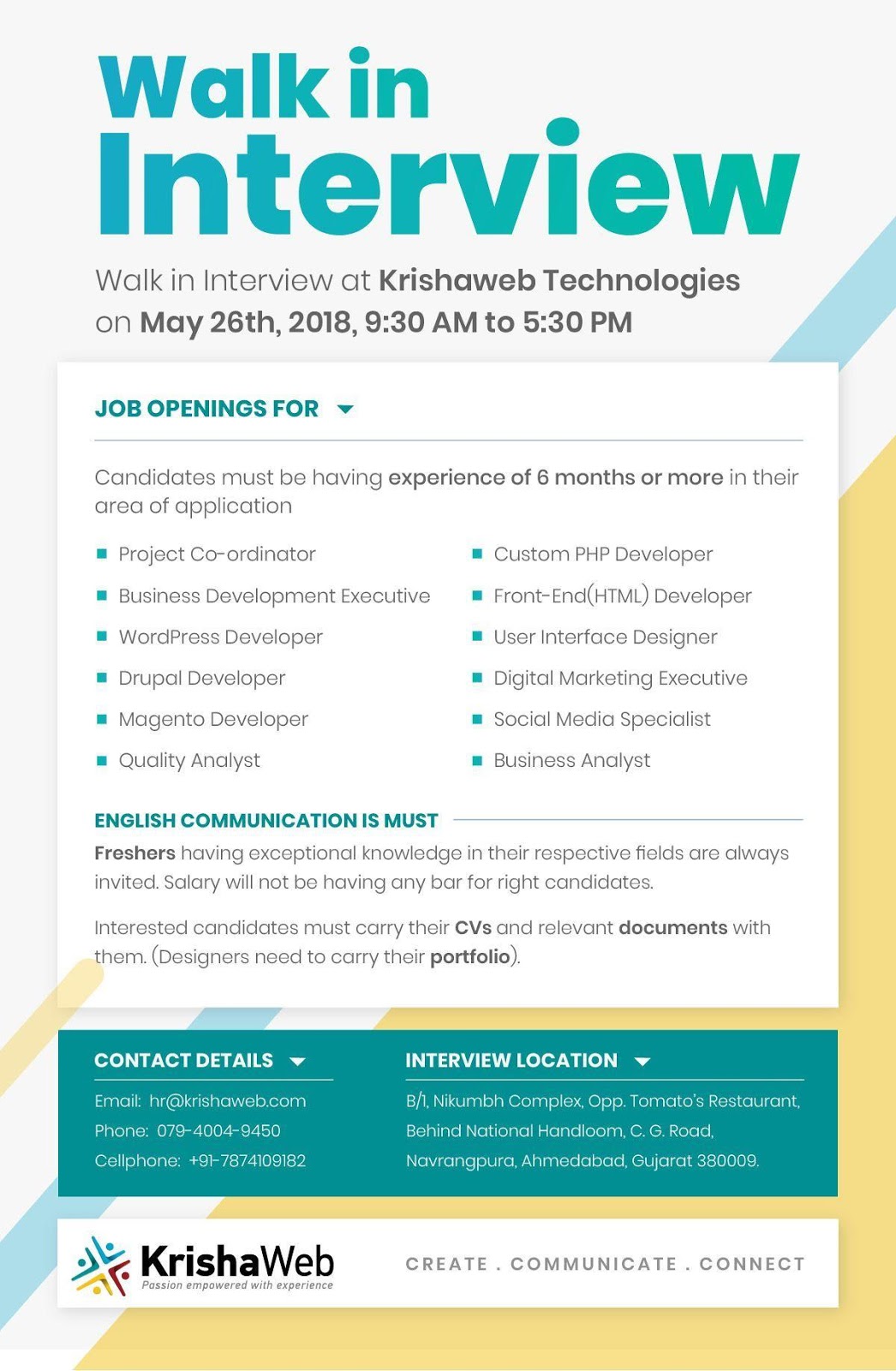 Graphic Designer Jobs In Bangalore For Freshers 2020 Angaros