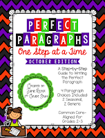 Perfect Paragraphs are an easy way to teach paragraph writing to your students. Easy step by step approach to writing paragraphs.