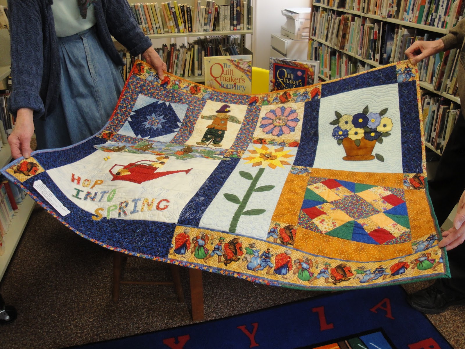 WHAT'S HAPPENING! March 31st STORY TIME THE QUILTMAKER'S GIFT