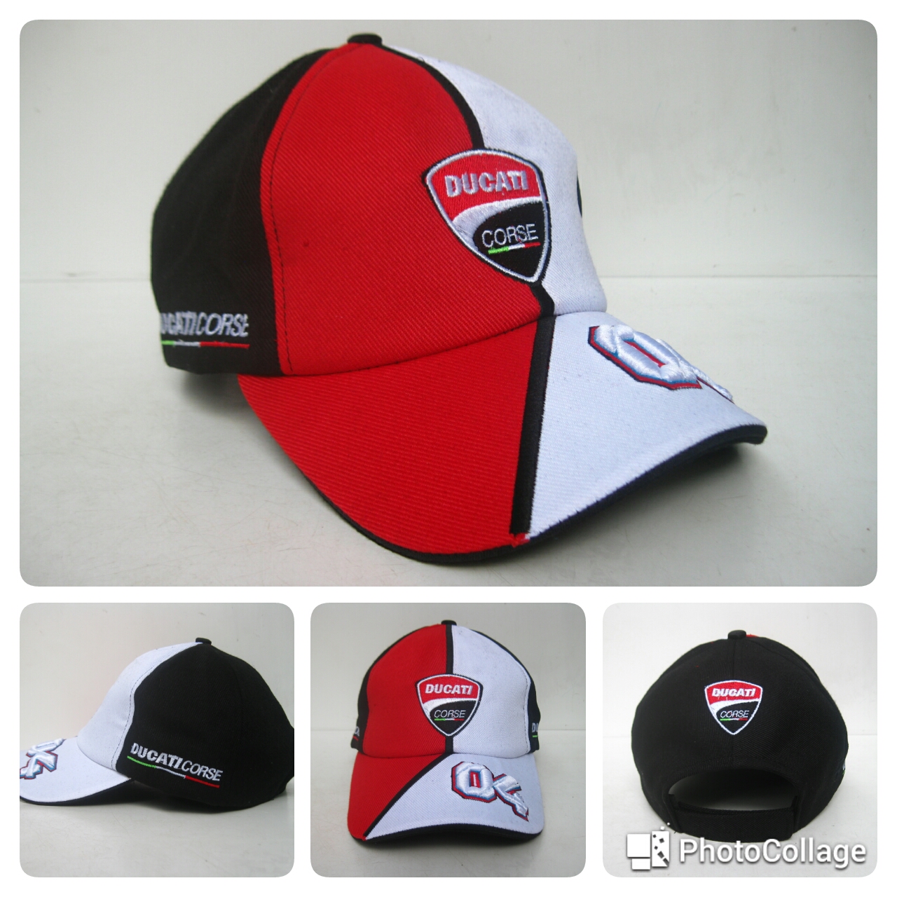 topi motogp dovisiozo ducati merah putih hitam distro topi motogp dovisiozo ducati merah putih hitam distro