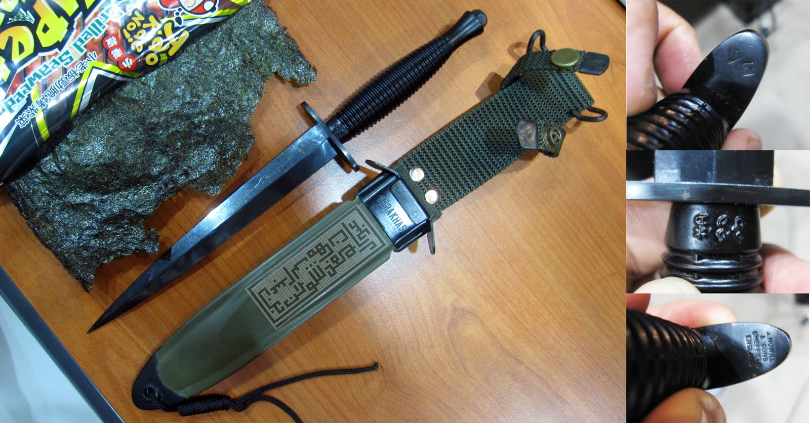 Muslim Prepper Pisau standard komando malaysia