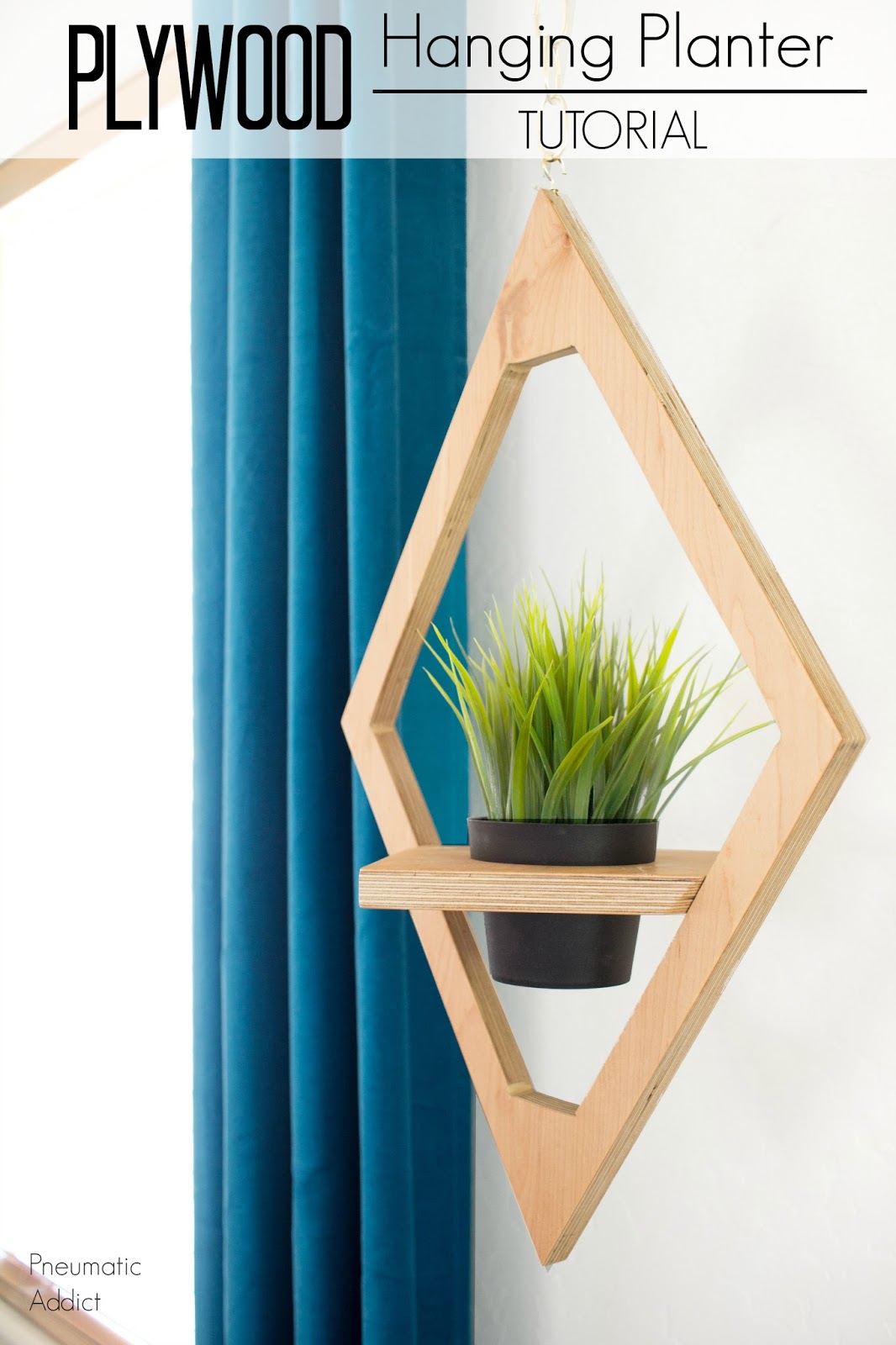 Plywood Hanging Planter Tutorial Pneumatic Addict