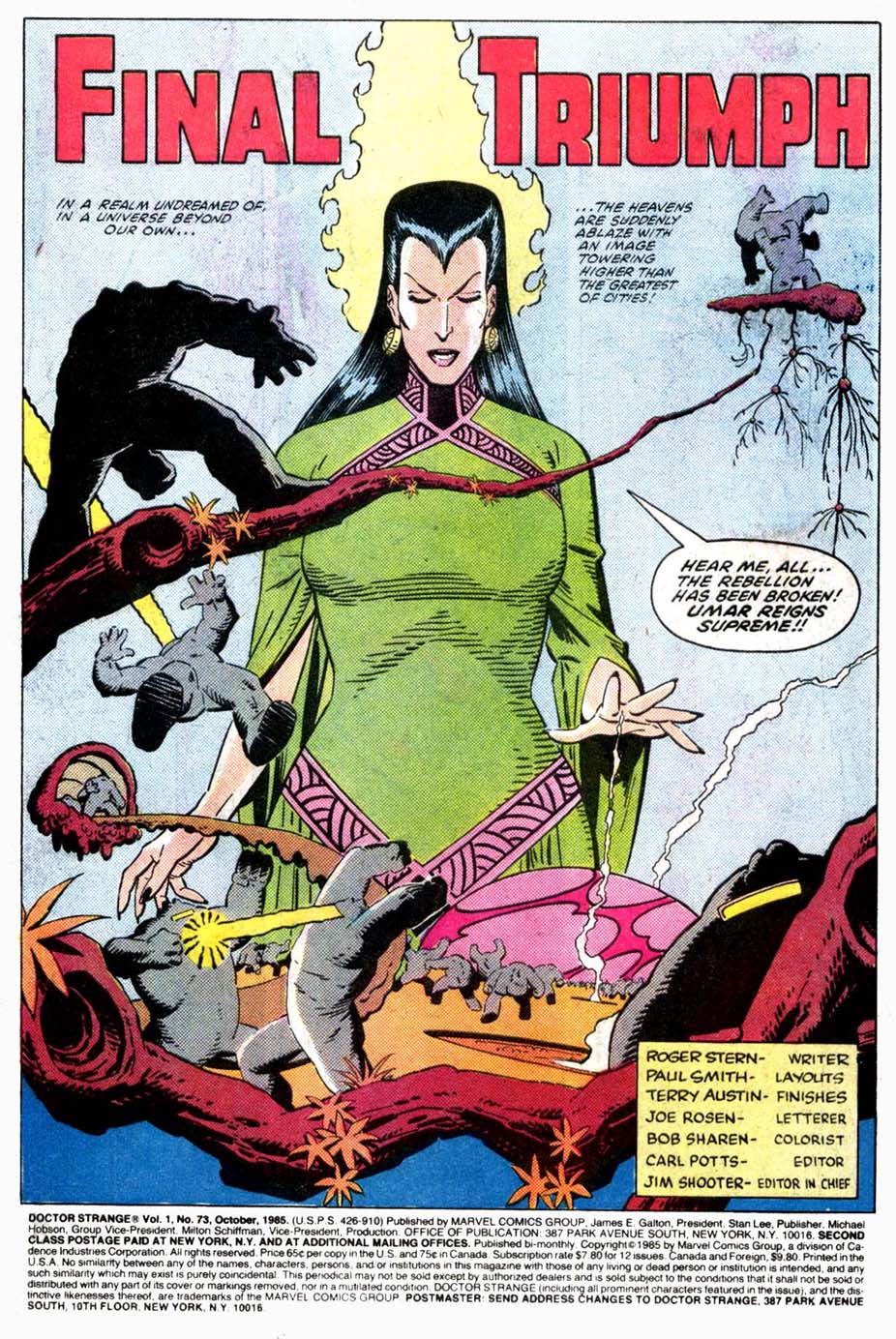 Read online Doctor Strange (1974) comic -  Issue #73 - 2