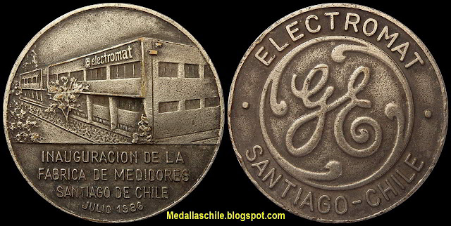 Medalla Inauguración Fabrica Electromat