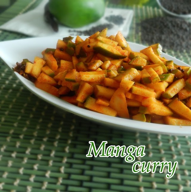 Nurukku Manga Achar | Manga Curry For Sadya | Kerala Instant Mango Pickle Recipe