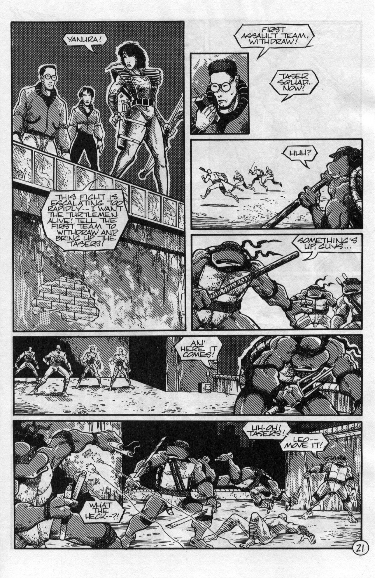Read online Teenage Mutant Ninja Turtles (1984) comic -  Issue #56 - 23