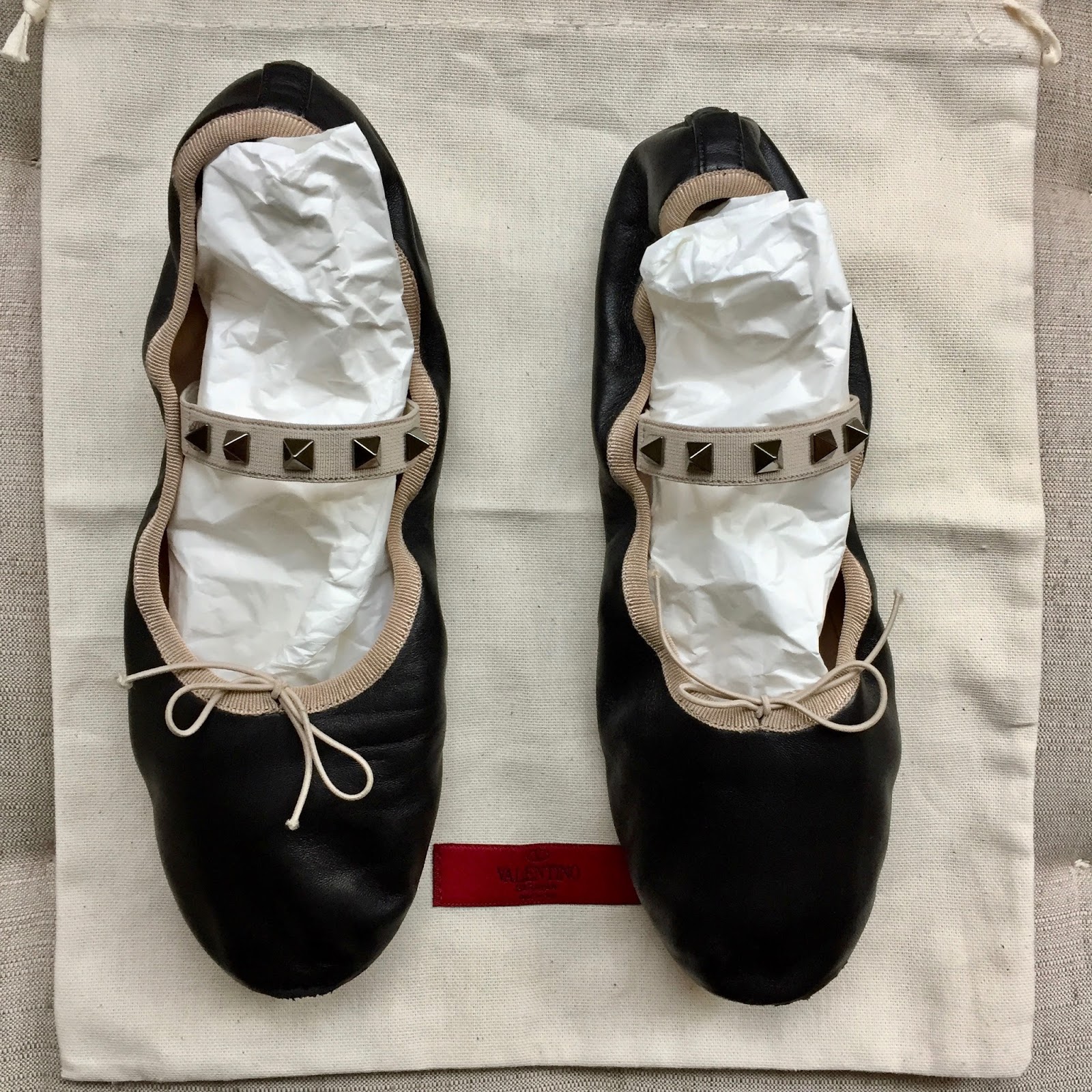 rockstud ballet flat