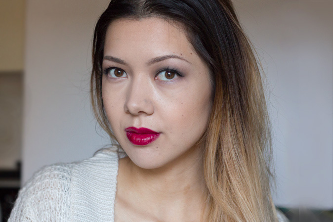 pixi beauty mattelustre lipstick in plum berry and pure fuchsia review