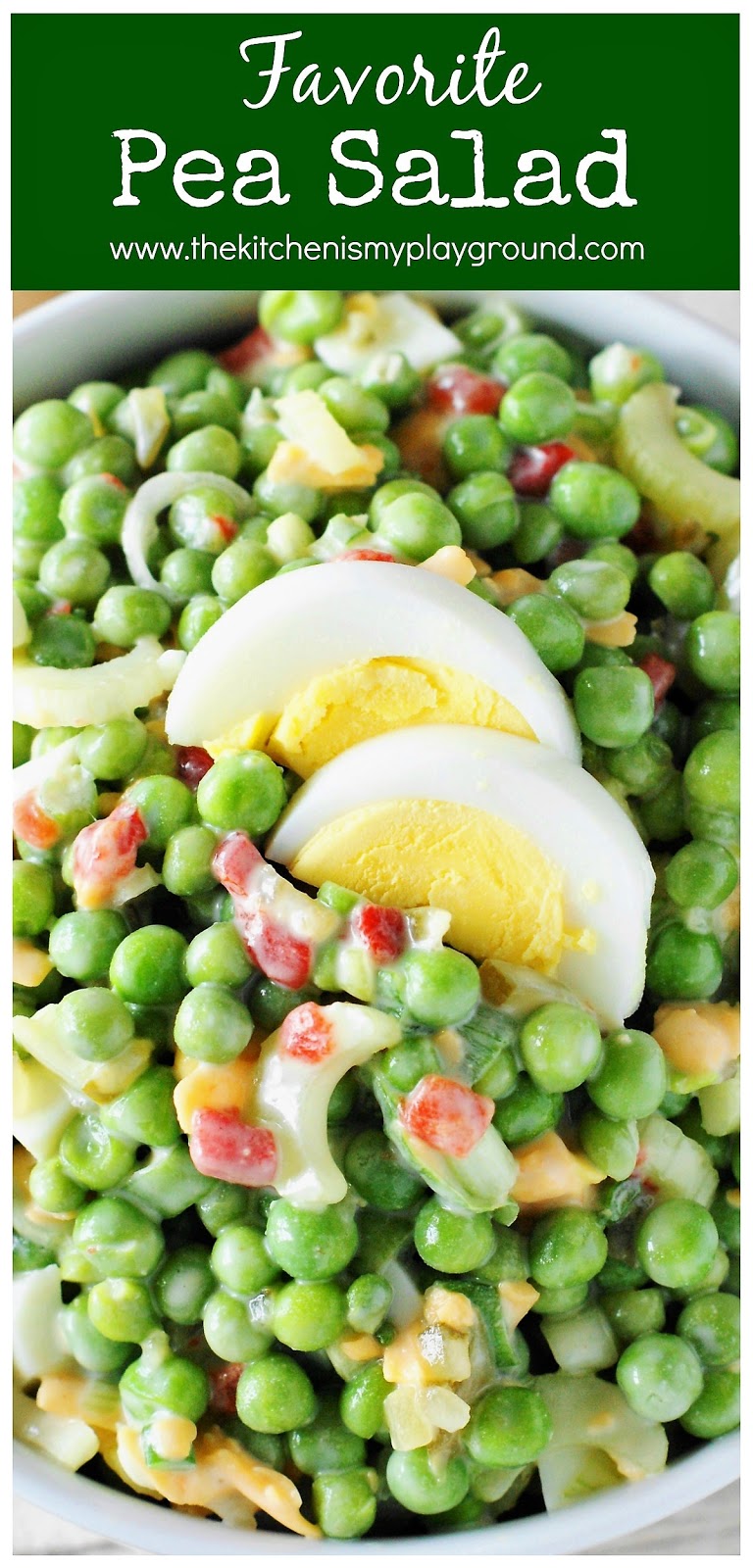 Pea Salad I didn't think I'd like it either! The Kitchen is My