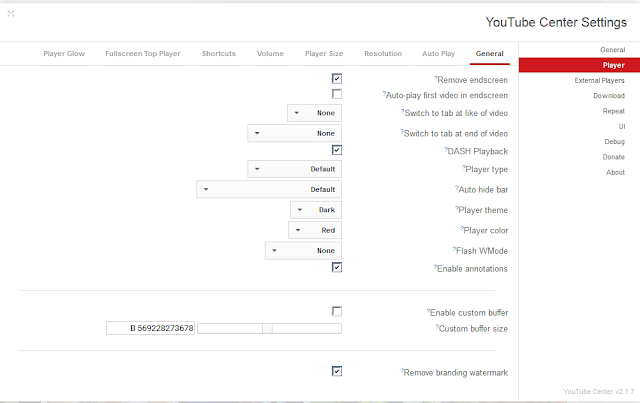 تسريع تحميل الفيديوهات على يوتيوب مع تحكم كامل في طريقة العرض مع إضافة Youtube Center