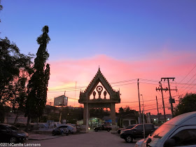 Sunset at Wat Bophud