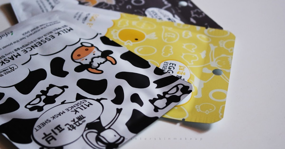 Esfolio Essence Mask Sheet Egg, Milk, Volcanic Ash Dear Mirae