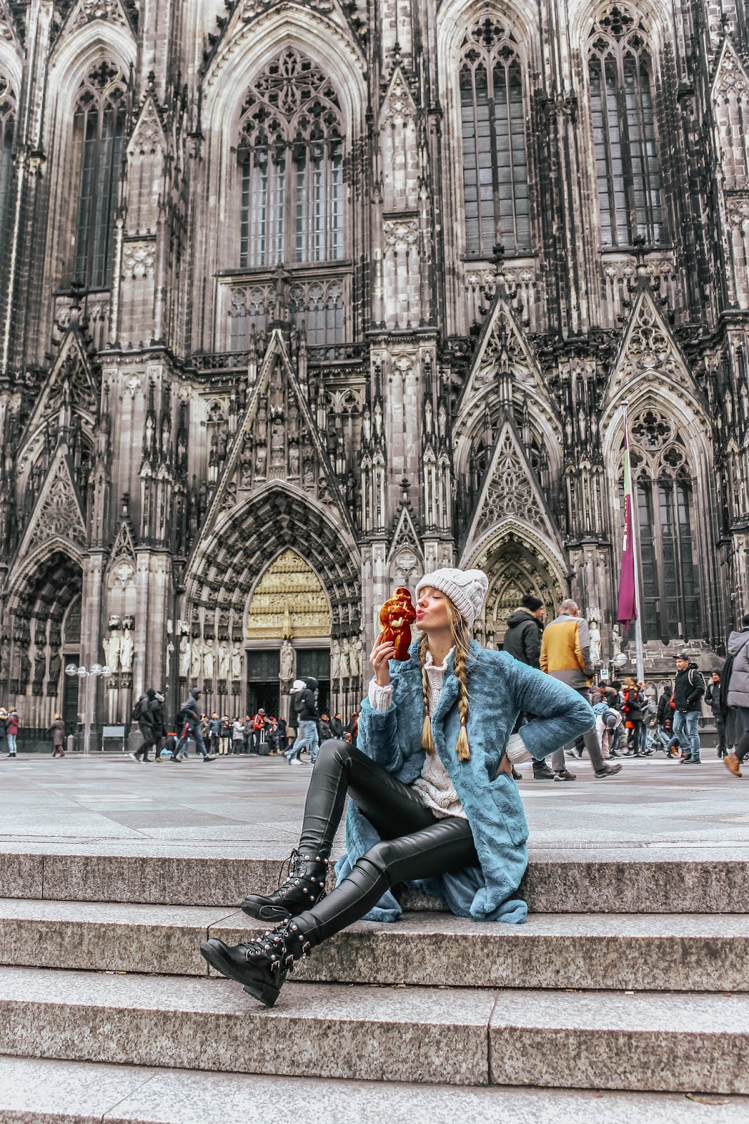 Cologne Germany Christmas Market At The Cathedral