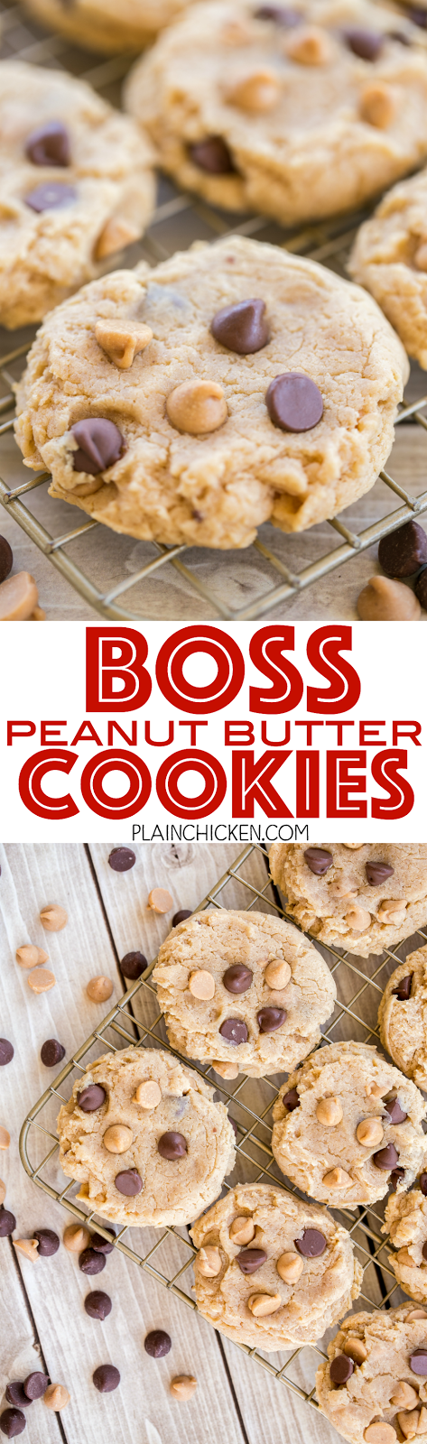 Boss Peanut Butter Cookies | Plain Chicken®