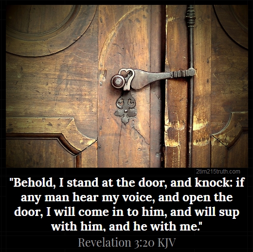 2 Timothy 2 15 Truth Verse Of The Day Revelation 3 20 Kjv
