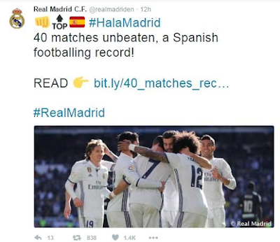 2b Real Madrid break Barcelona's record as they go 40 games without a loss