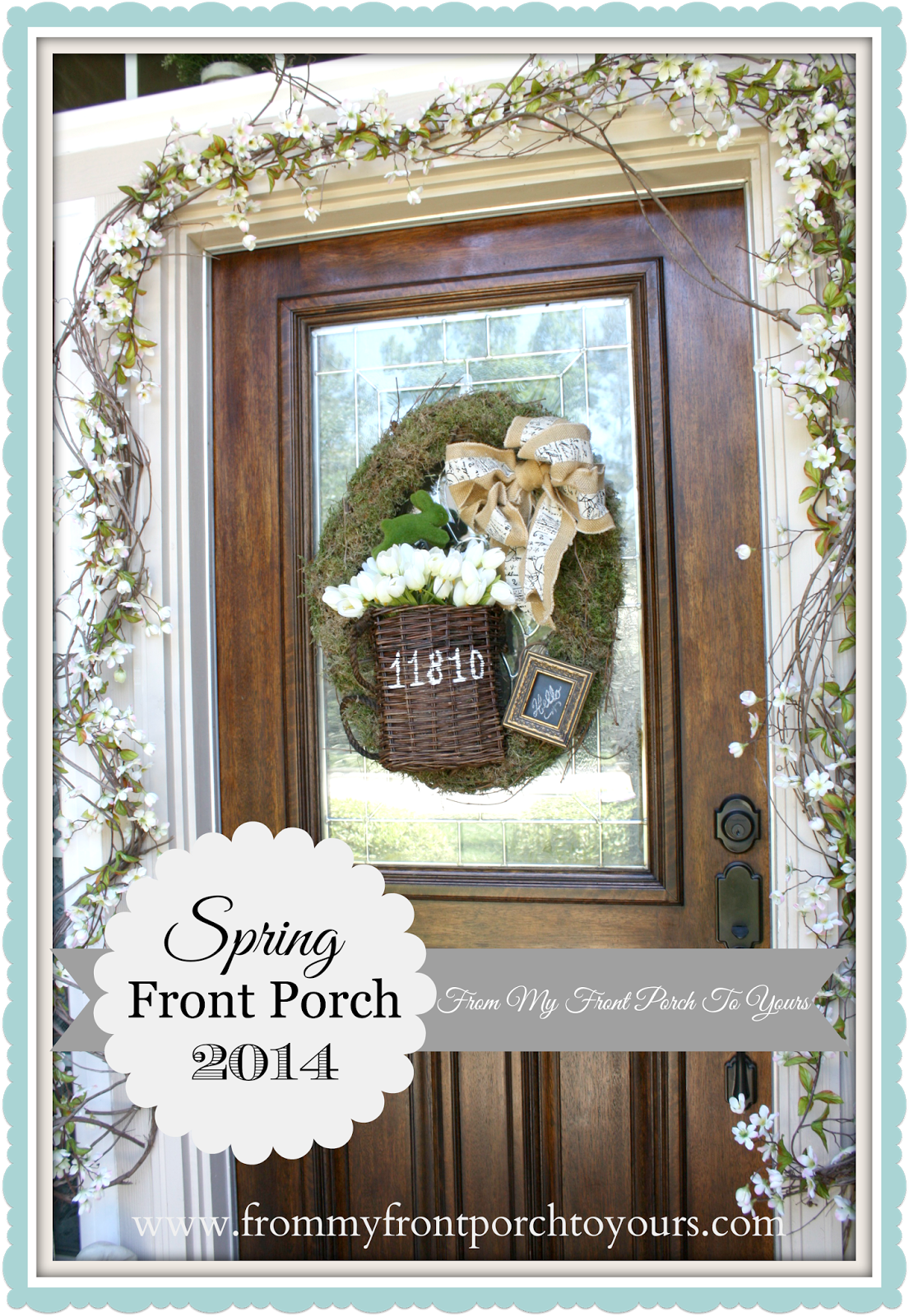 Spring Front Porch-Top Blog Posts of 2014- From My Front Porch To Yours