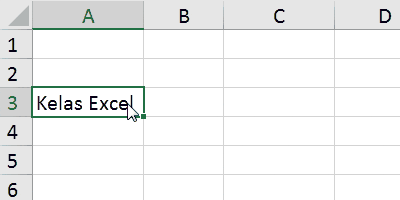 Copy Paste Excel Dengan Mouse