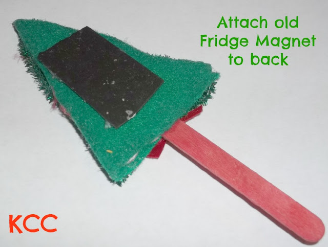 Homemade Christmas Decoration Fridge Magnet