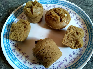 Home made steamed wheat cup cake