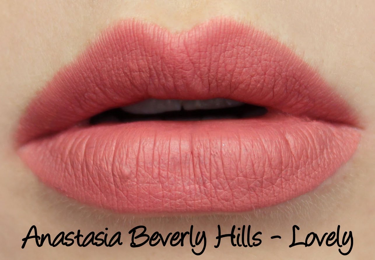 Anastasia Beverly Hills Liquid Lipstick - Lovely and Sad Girl Swatches &  Review - Lani Loves