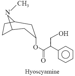Hyoscyamine  Synonyms l-Tropine Tropate; Daturine; Duboisine; l-Hyoscyamine