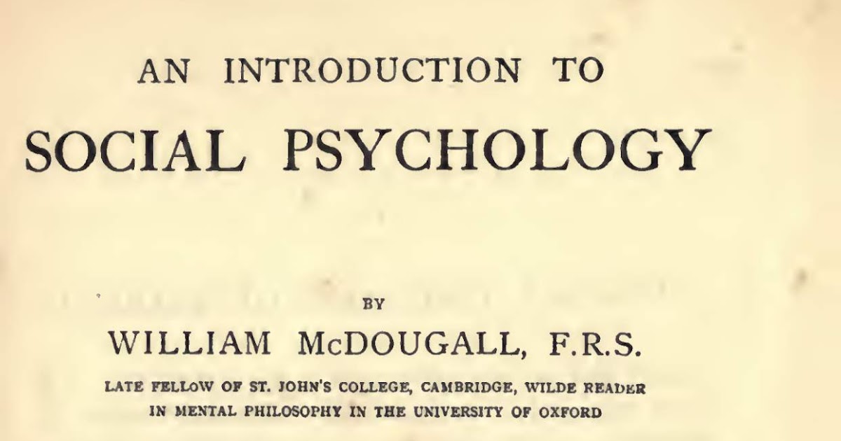 An Introduction to Social Psychology