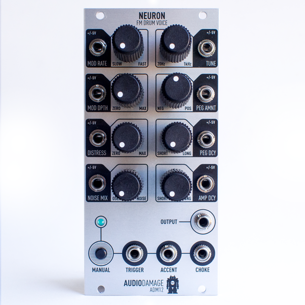 MATRIXSYNTH Details on the New Audio Damage Neuron Eurorack Drum